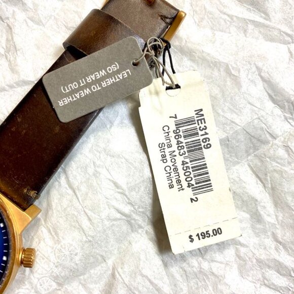 Fossil ME3169 Barstow Automatic Brown Leather Watch - Picture 7 of 7